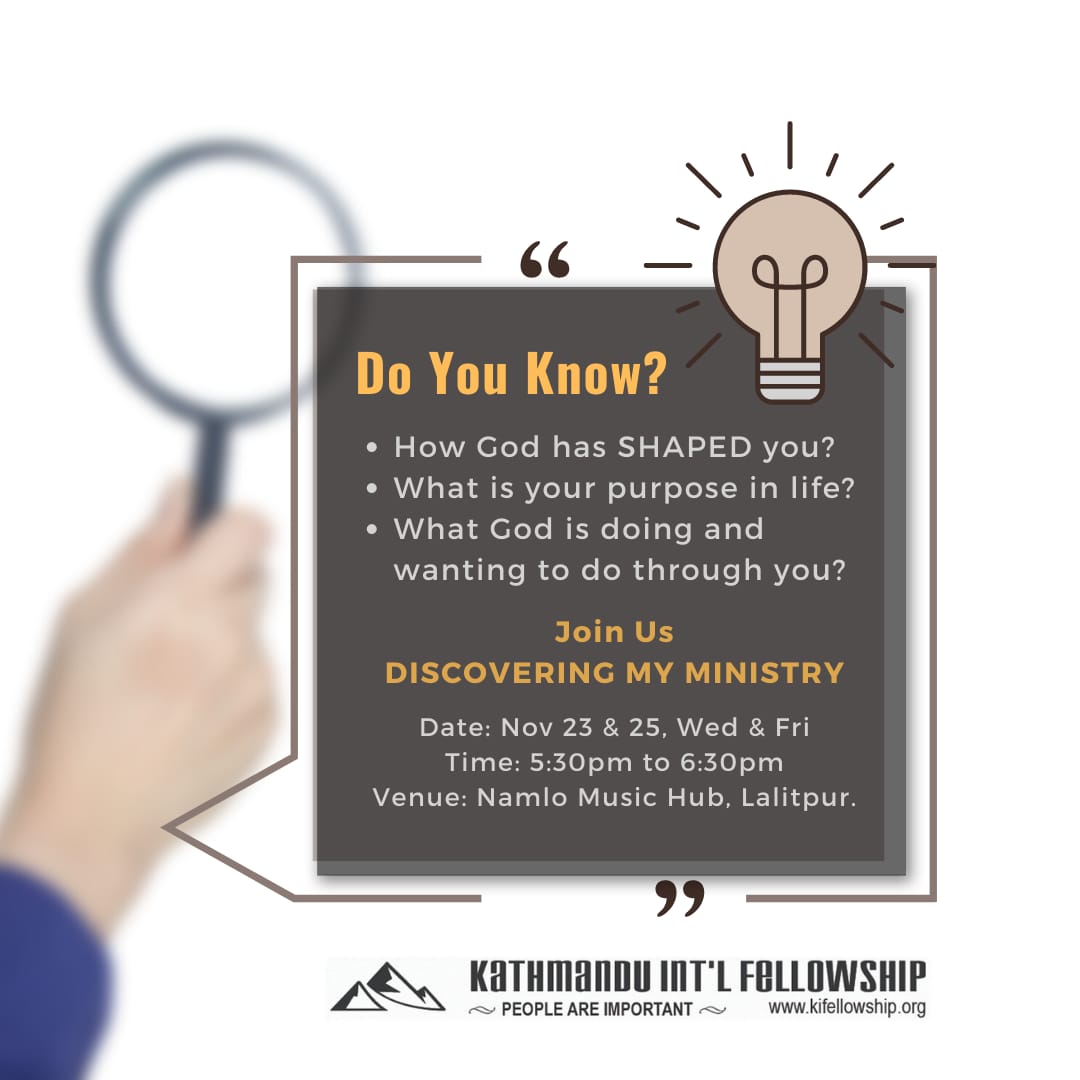 Discovering My Ministry