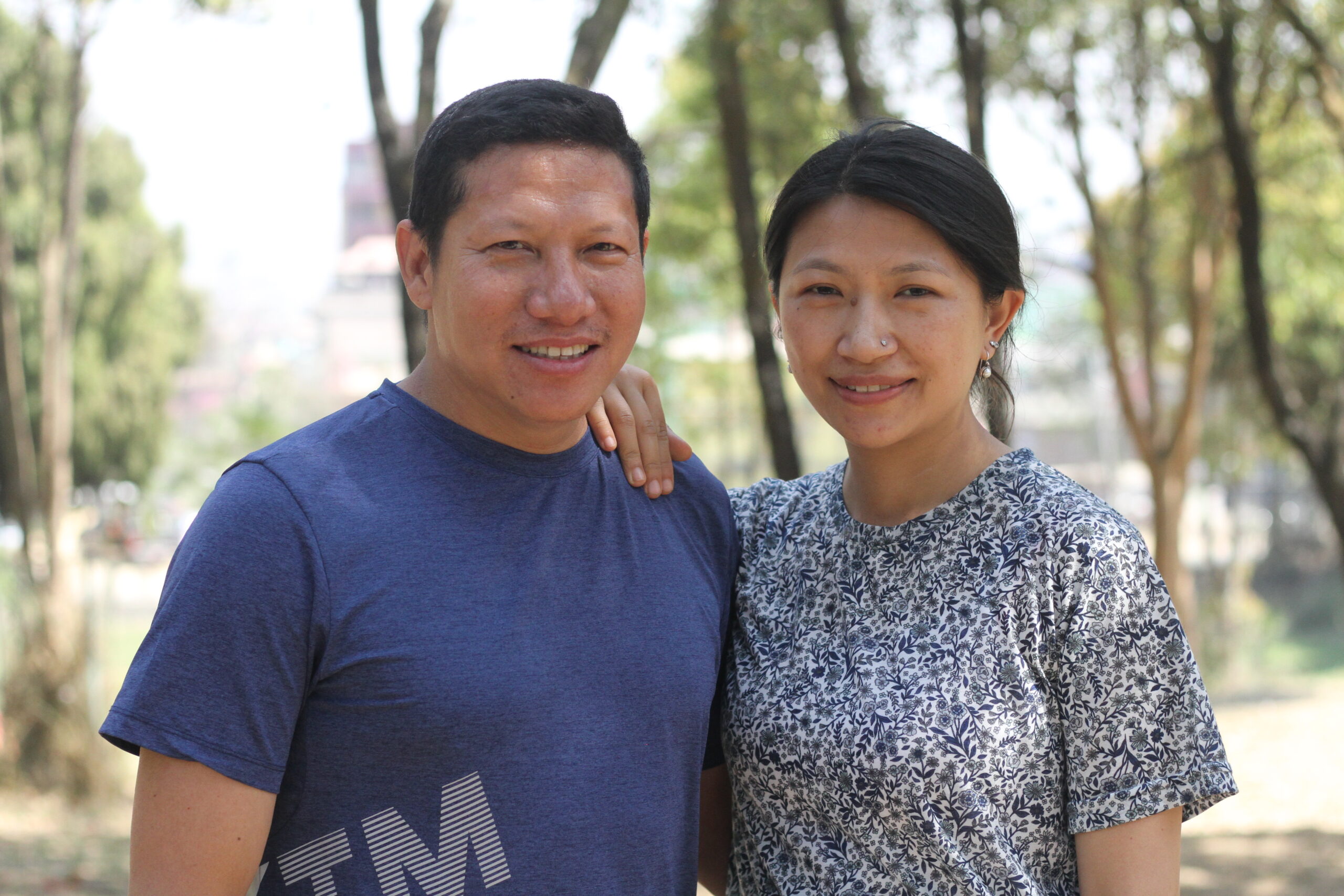 <span>OUR PASTORS</span> Gyan and Chumlano Lama